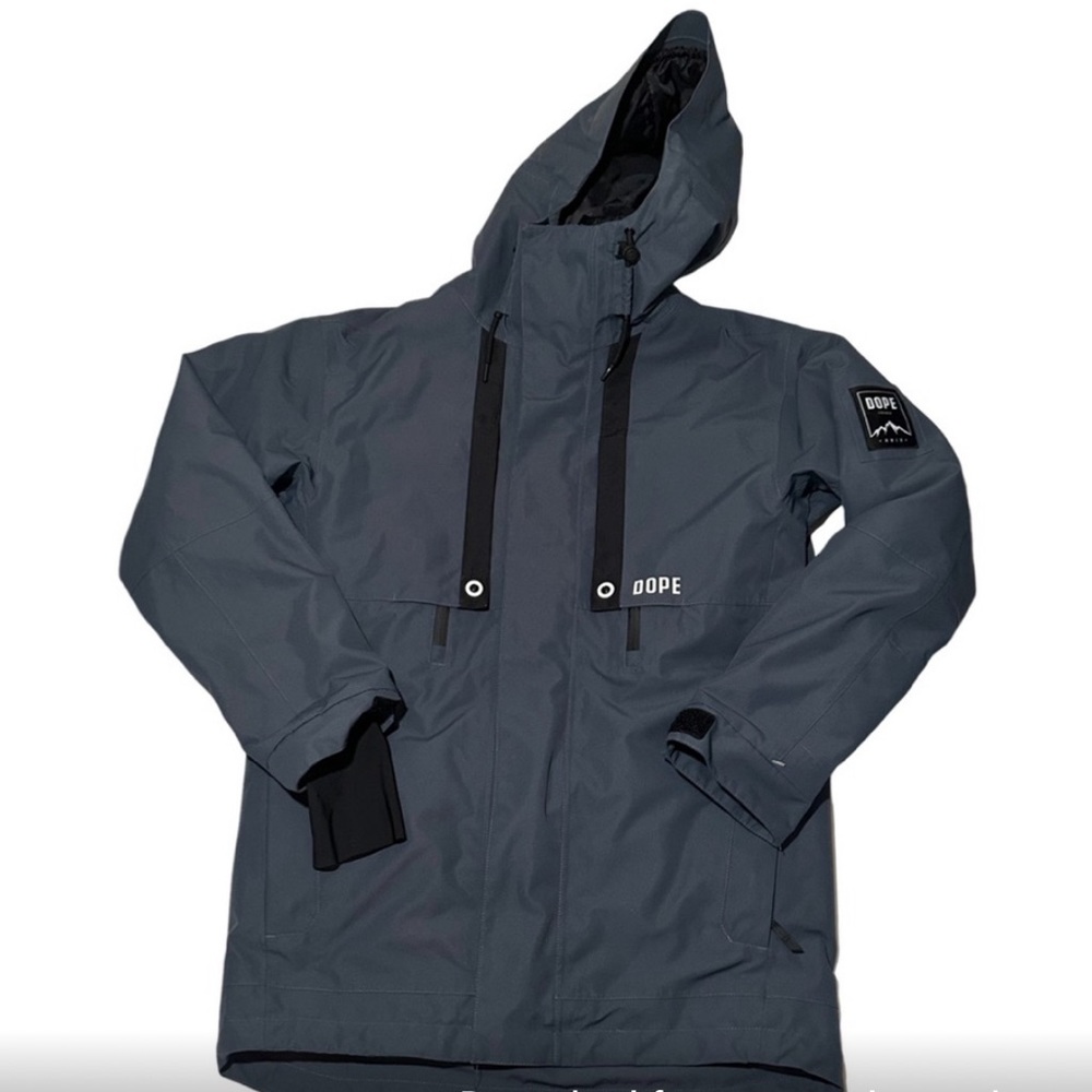Men’s Dope Snow ski snowboard jacket size XS dark gray (~blueish)
